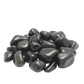 Black Polished Pebbles- 1 Kg